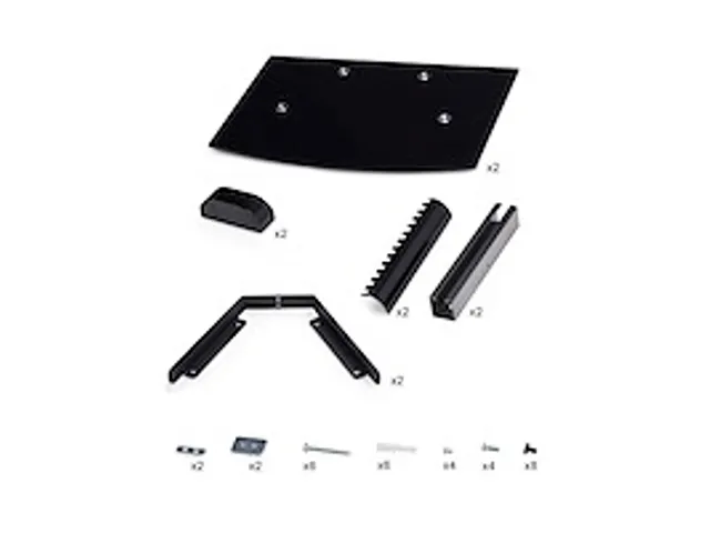 Dubbele Hangende Wandplanken voor Audio/Video Apparatuur