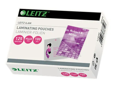 Pochette à plastifier Leitz iLAM 65x95mm 125 microns 100 pièces