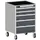 ladekast verrijdbaar 980x650x525mm 5laden romp RAL7035 front RAL7016