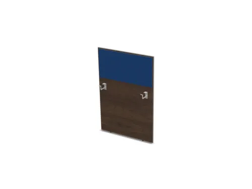 baliepaneel bureau aanbouw rechts 800mm NV bruin hickory BN6016-blauw