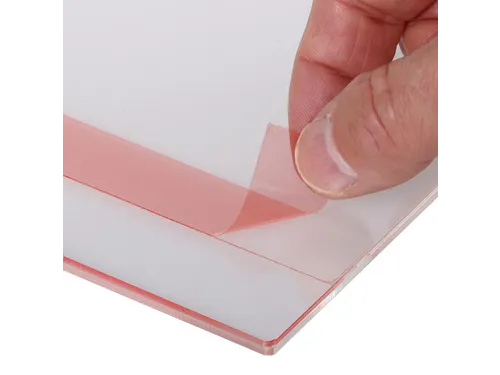 Zelfklevende Posterhouder A4 Multi-Surface Voor Glad set van 5 stuks