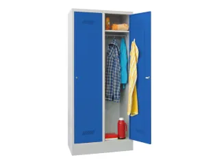 locker,HxBxD 1850x800x500mm,2vak,vak B 400mm,RAL7035,front RAL5010 - 2