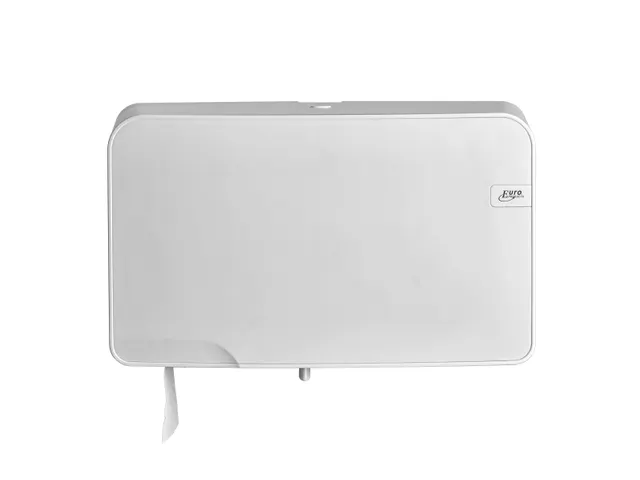 Toiletpapier dispenser 441007 mini jumbo QuartzLine wit