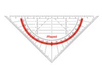 Geodriehoek Maped 028600 16cm Flexibel Transparant