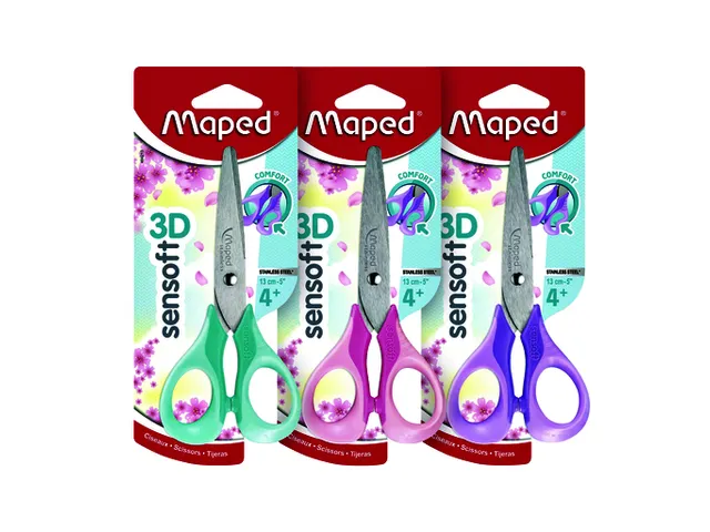 Schaar Maped Sensoft 13cm pastel assorti
