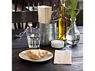 Servetten Tork 477351 2-laags 33x33cm naturel 1/8 vouw 200st. - 4