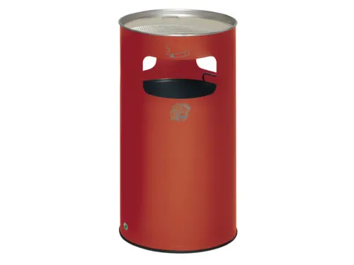 Combi-asbak Hxø 760X420Mm Rond Rood