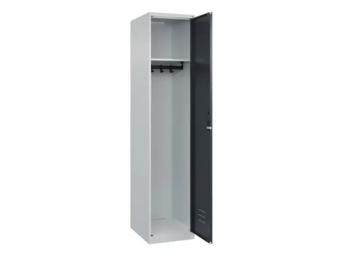 locker,HxBxD 1850x400x500mm,1vak,vak B 400mm,cil.-slot,staand op vloer