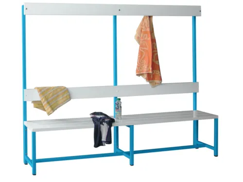 omkleedbank,HxLxD 1600x2000x400mm,onderstel RAL5012