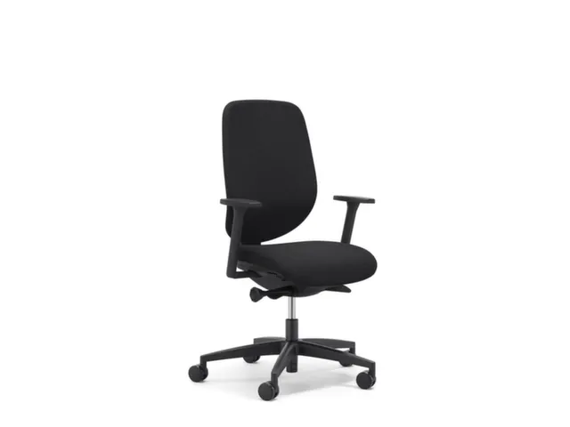 Giroflex Bureaustoel 353 met automatic-move mechanisme zwart