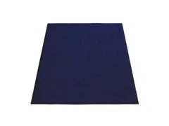 Schoonloopmat Binnen 90x150 Wasbaar Blauw