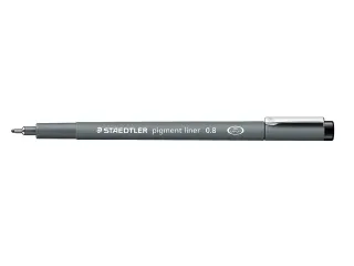 Fineliner Staedtler Pigment 308 zwart 0.7mm - 1