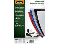 Voorblad Fellowes A4 Pp 500 Micron Transparant 50stuks