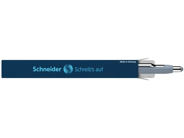 Balpen Schneider Epsilon stone blue, blauwschrijvend