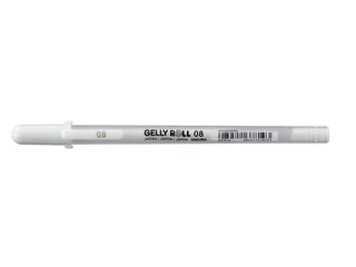 Gelschrijver Sakura Gelly Roll Classic 08 wit - 1