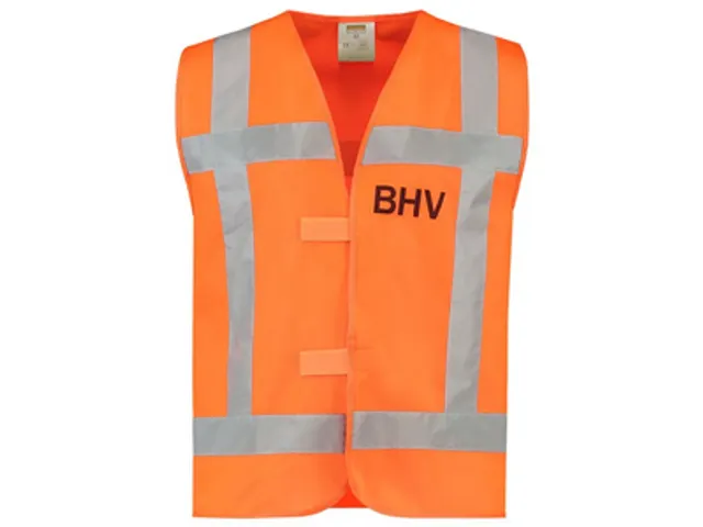 Tricorp 453016 BHV fluohesje, oranje, maat XS/S, per stuk