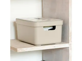 Sigma Home opbergbox 5L beige - 25,2x17,5x12,2cm - 3