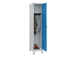 locker,HxBxD 1950x400x500mm,1vak,vak B 400mm,draaigrendel,voeten
