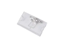 Naambadge 65x35 Plat met clip en veiligheidsspeld
