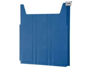 wandsorteerder,opbergvak,v. 34,HxBxD 42x262x302mm,plank(en) ABS,blauw - 3