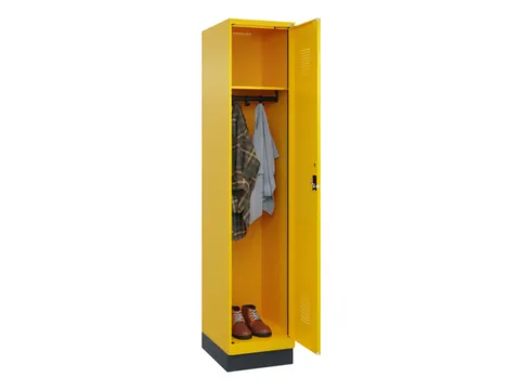 locker,HxBxD 1950x400x500mm,1vak,vak B 400mm,cil.-slot,sokkel