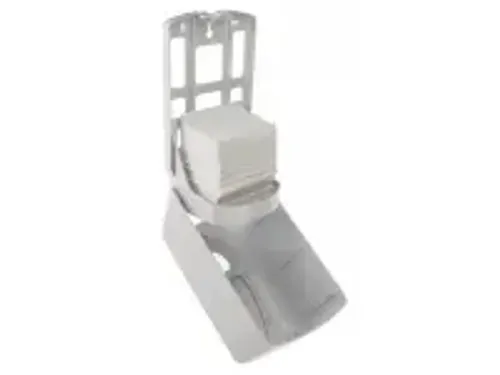 OUTLET Toiletpapierdispenser Kunststof Wit Voor Bulkpack toiletpapier