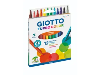 Viltstift Giotto Turbo Color set à 12 kleuren - 2