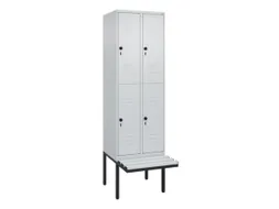 Dubbeldekse dekenkist,HxBxD 2120x600x815mm,2x2vak.,vak B 300mm