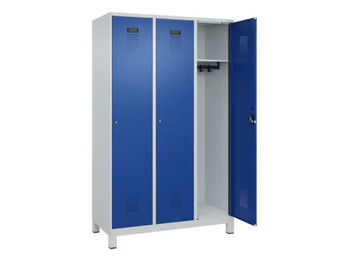 locker,HxBxD 1950x1200x500mm,3vak,vak B 400mm,cil.-slot,voeten