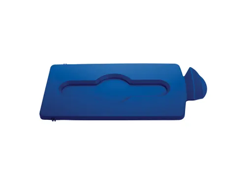 Deksel Gesloten Voor Slim Jim Recyclingstation Blauw
