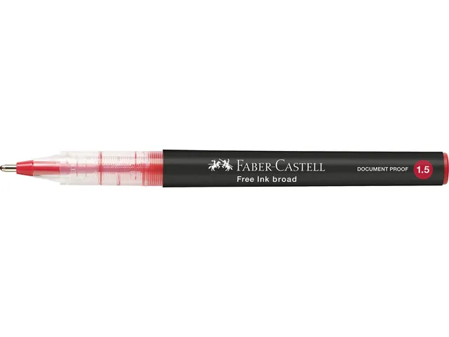 Inktroller Faber-Castell 1.5mm rood