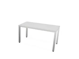 vergadertafel,HxBxD 740x1400x700mm,rechthoekig,MP-lichtgrijs - 1