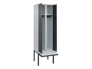 locker voor scheiding van kleding,HxBxD 2120x600x815mm,2vak - 2