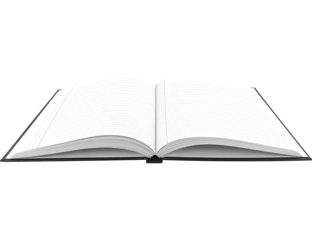 schrift Kangaro A4 lijn met harde kaft zwart