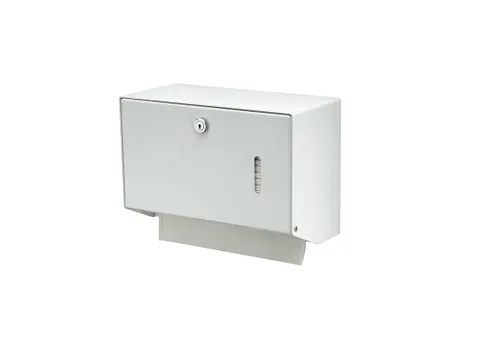 Handdoekdispenser RVS Wit Klein C-vouw Z-vouw