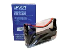Lint Epson S015245 voor ERC38 nylon zwart/rood