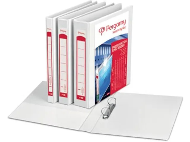 Personaliseerbare Ringmap A4 2 D-ringen Van 25mm Wit