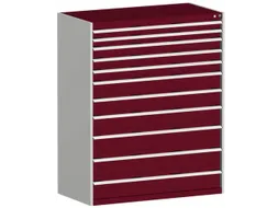 ladekast,HxBxD 1600x1300x750mm,11lade(n),lade voor normale belastingen