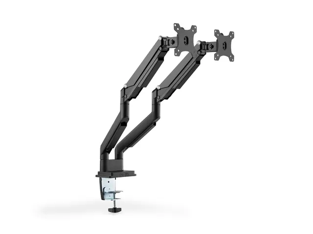 Monitorarm Digitus 2 Schermen met Gasveer en Klem