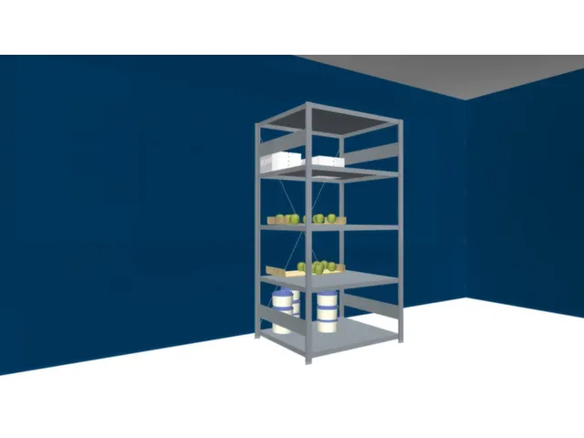 Rayonnage En Acier Sans Boulons élément De Départ H x l x p 200