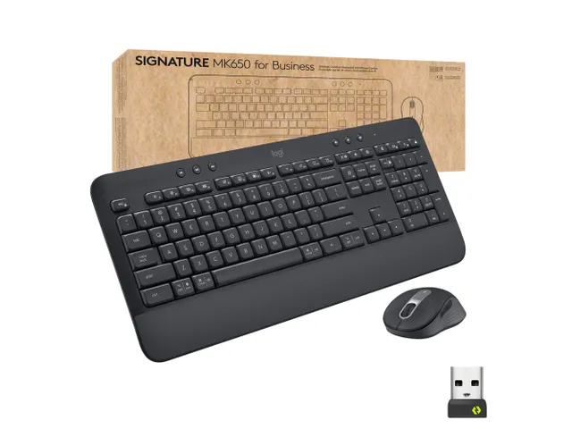 Logitech Signature MK650 Combo Toetsenbord QWERTZ Zwitsers + muis