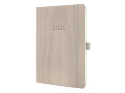 Weekagenda Conceptum A5 2026 (NL/FR/EN/DU) taupe Softcover