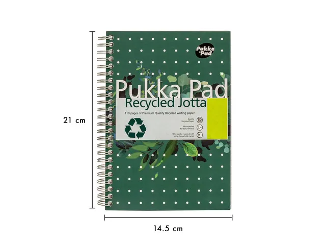 ##*Notitieboek Pukka Pad recyclijn A5 groen