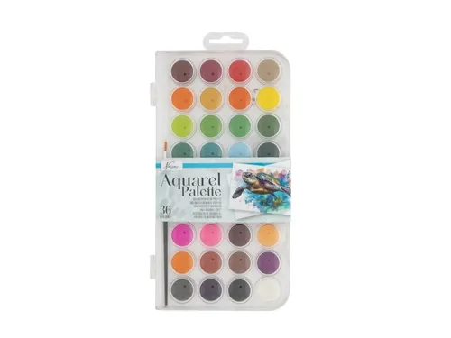 Aquarelverf Nassau fine art doos a 36 kleuren