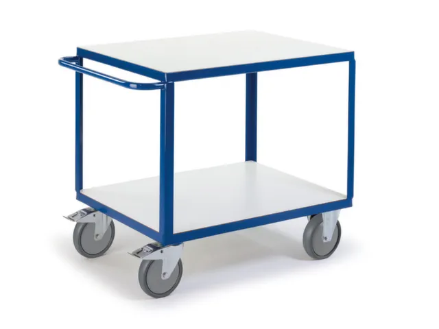 chariot à plateaux,force 600kg,2plateau(x),plateau Lxl 1200x800mm