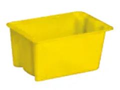 Draaistapelbak Pp Hxlxb 150X300X200Mm 6L Geel