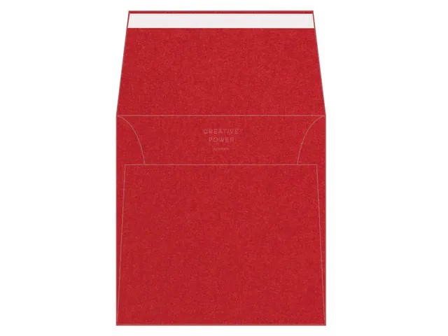 Envelop 170x170mm Poppy Rood 120 Gram 250 Stuks