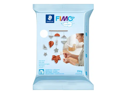 Boetseerklei Staedtler Fimo air light 8130 350 gram wit