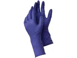 Tegera 85801 nitril wegwerphandschoenen, blauw, maat 7, per 10 paar