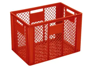 Euronorm Stapelkrat Pe 410x600x400mm 83liter Open Rood - 1